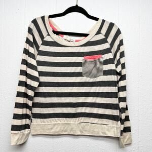 Rewind Striped Top Womens Small Y2K Retro Early 2000s Minimalist Preppy